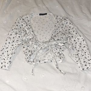 brandy melville tie front top